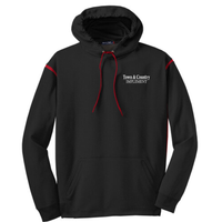 TOWN & COUNTRY SPORT-TEK COLORBLOCK HOODIE | TCIMP
