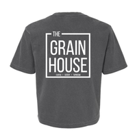 THE GRAIN HOUSE COMFORT COLORS CROP BOXY TEE | GRAIN