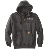 TOWN & COUNTRY CARHARTT HOODED MOCK NECK 1/4 ZIP (ADULT) | TCIMP