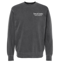 TOWN & COUNTRY INDEPENDENT PIGMENT-DYED CREWNECK | TCIMP