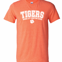 YOUTH/ADULT Tigers Paw Gildan Softstyle T-shirt | OCCS