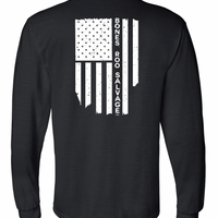 Flag Imprint Gildan Long Sleeve | BONESTROO23