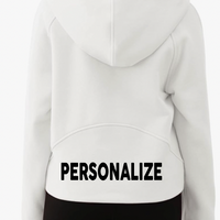 GIRLS HALF ZIP CROPPED HOODIE | RSD
