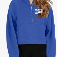 GIRLS HALF ZIP CROPPED HOODIE | RSD