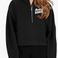 GIRLS HALF ZIP CROPPED HOODIE | RSD