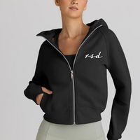 WOMEN'S FULL ZIP CROPPED SWEATSHIRT | RSD