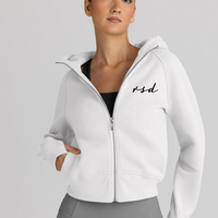 WOMEN'S FULL ZIP CROPPED SWEATSHIRT | RSD