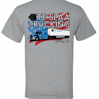 TRUCK + FLAG JERZEES DRI-POWER T-SHIRT (YOUTH/ADULT) | TESLAA