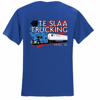TRUCK + FLAG JERZEES DRI-POWER T-SHIRT (YOUTH/ADULT) | TESLAA