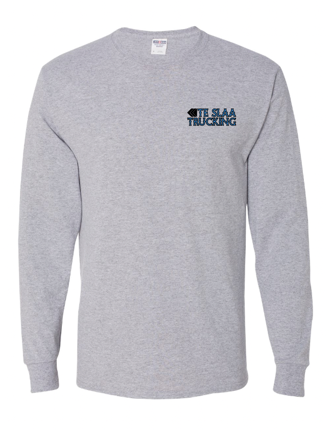 TRUCK + FLAG JERZEES LONG SLEEVE (YOUTH/ADULT) | TESLAA