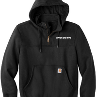 SEVEN ONE TWO LC CARHARTT HOODED MOCK NECK 1/4 ZIP (ADULT) | 712