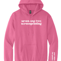 SEVEN ONE TWO GILDAN SOFTSTYLE MIDWEIGHT HOODIE | 712