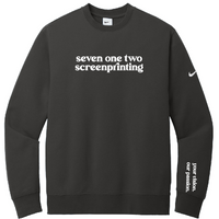 SEVEN ONE TWO NIKE CLUB CREWNECK (ADULT) | 712