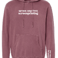 SEVEN ONE TWO INDEPENDENT PIGMENT HOODIE (ADULT) | 712