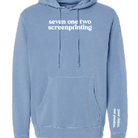 SEVEN ONE TWO INDEPENDENT PIGMENT HOODIE (ADULT) | 712