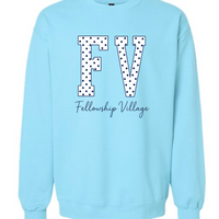 POLKA DOT FV GILDAN MIDWEIGHT CREWNECK | FV26