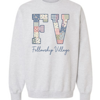 PATCHWORK FV GILDAN MIDWEIGHT CREWNECK | FV26