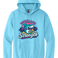 SHARK ADULT/YOUTH SOFTSTYLE MIDWEIGHT HOODED SWEATSHIRT | SHARK26