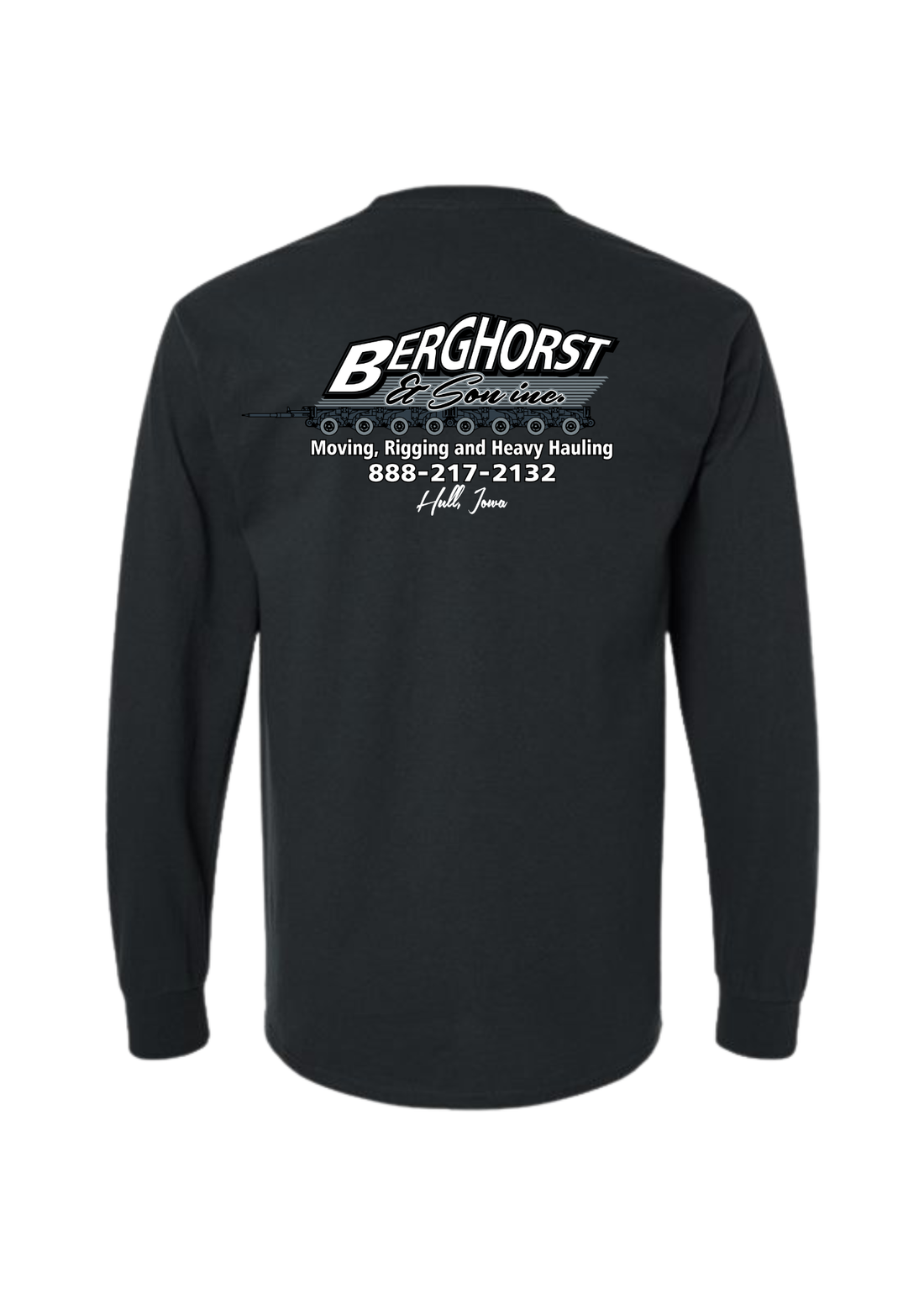 BERGHORST GILDAN LONG SLEEVE POCKET TSHIRT | BERG