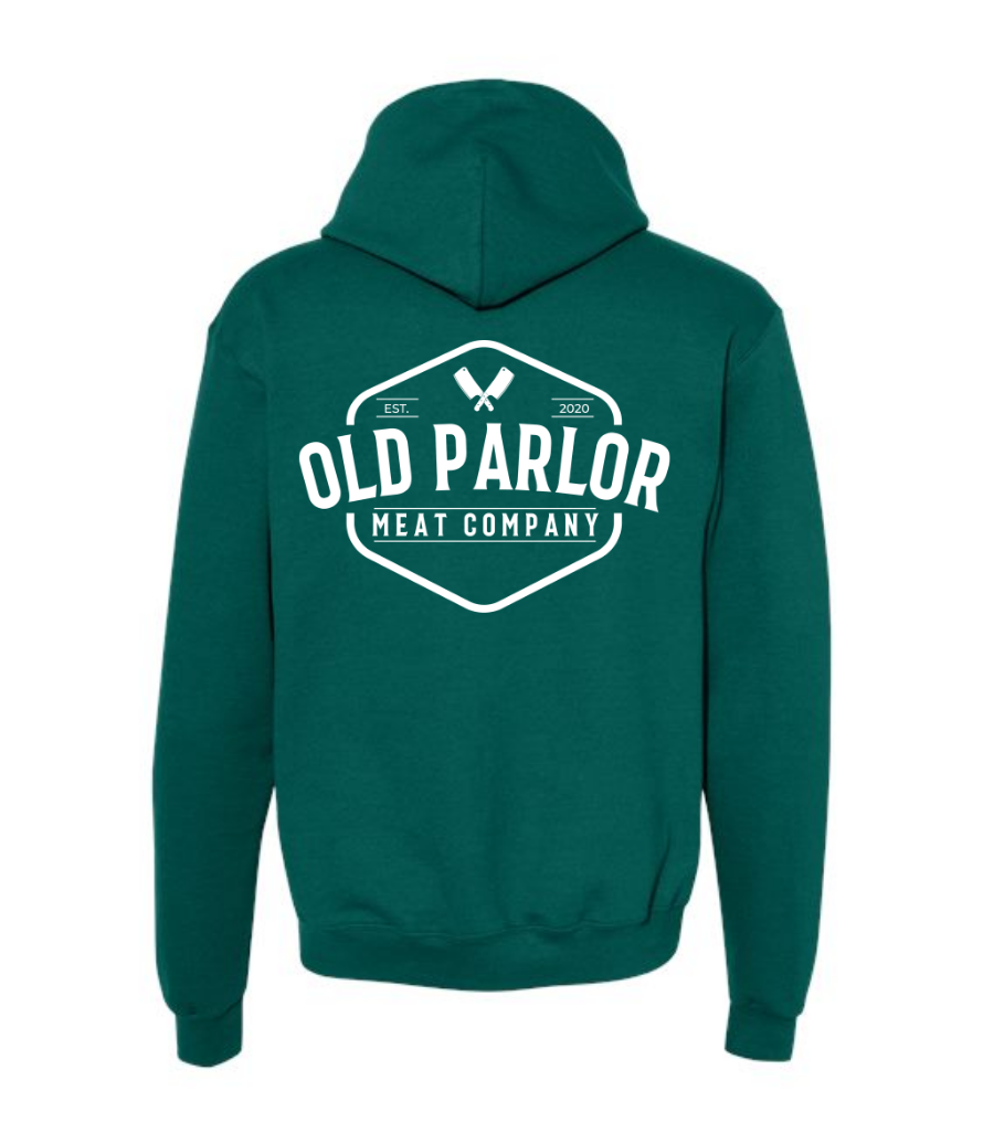 OLD PARLOR CHAMPION HOODED SWEATSHIRT (ADULT) | OPMC