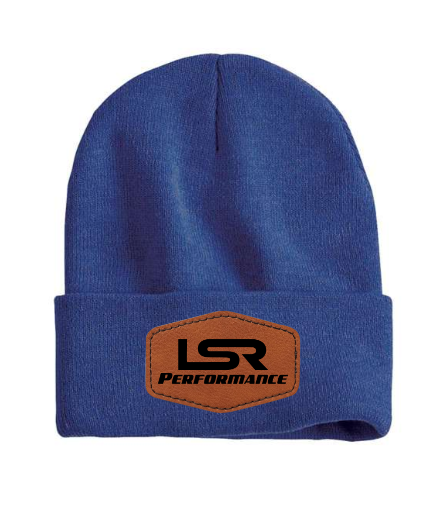 LSR LEATHER PATCH SOLID CUFF BEANIE | LSR