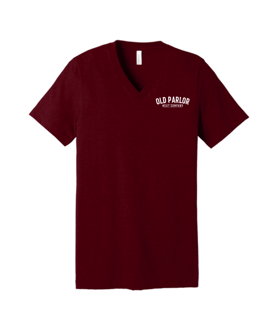 OLD PARLOR BELLA+CANVAS VNECK TEE | OPMC