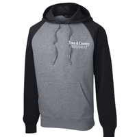 TOWN & COUNTRY SPORT-TEK RAGLAN COLORBLOCK HOODIE | TCIMP