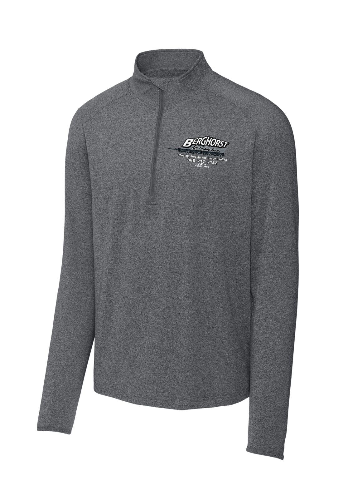 BERGHORST SPORT TEK SPORT WICK 1/4 ZIP PULLOVER | BERG