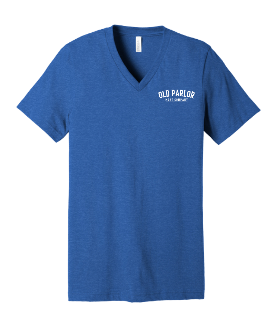 OLD PARLOR BELLA+CANVAS VNECK TEE | OPMC