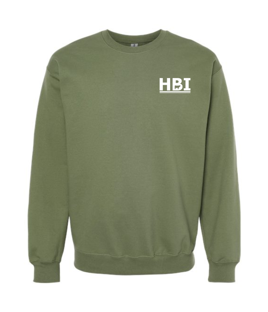 HBI GILDAN SOFTSTYLE MIDWEIGHT CREWNECK (ADULT) | HBI