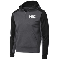 HBI ADULT SPORT-TEK COLORBLOCK 1/2-ZIP HOODED SWEATSHIRT (ADULT) | HBI