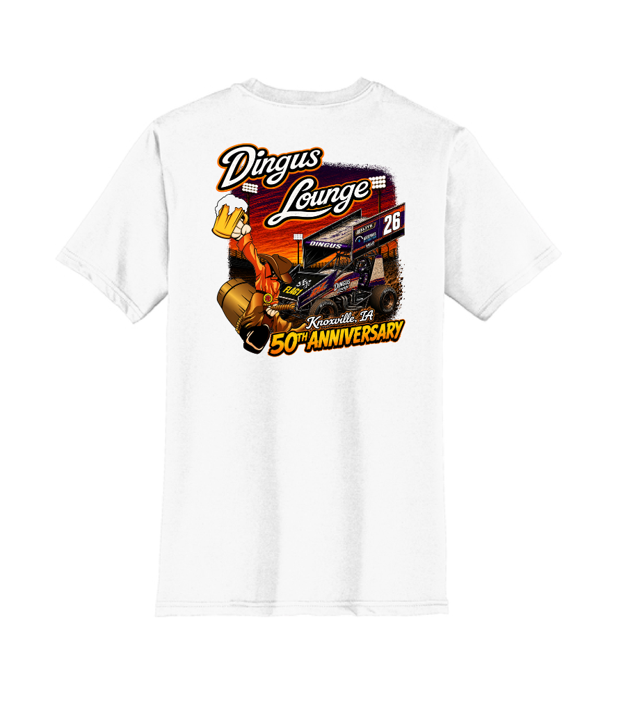 DINGUS 50TH ANNIVERSARY SPRINT CAR GILDAN SOFTSTYLE SHORT SLEEVE TEE | DINGUS