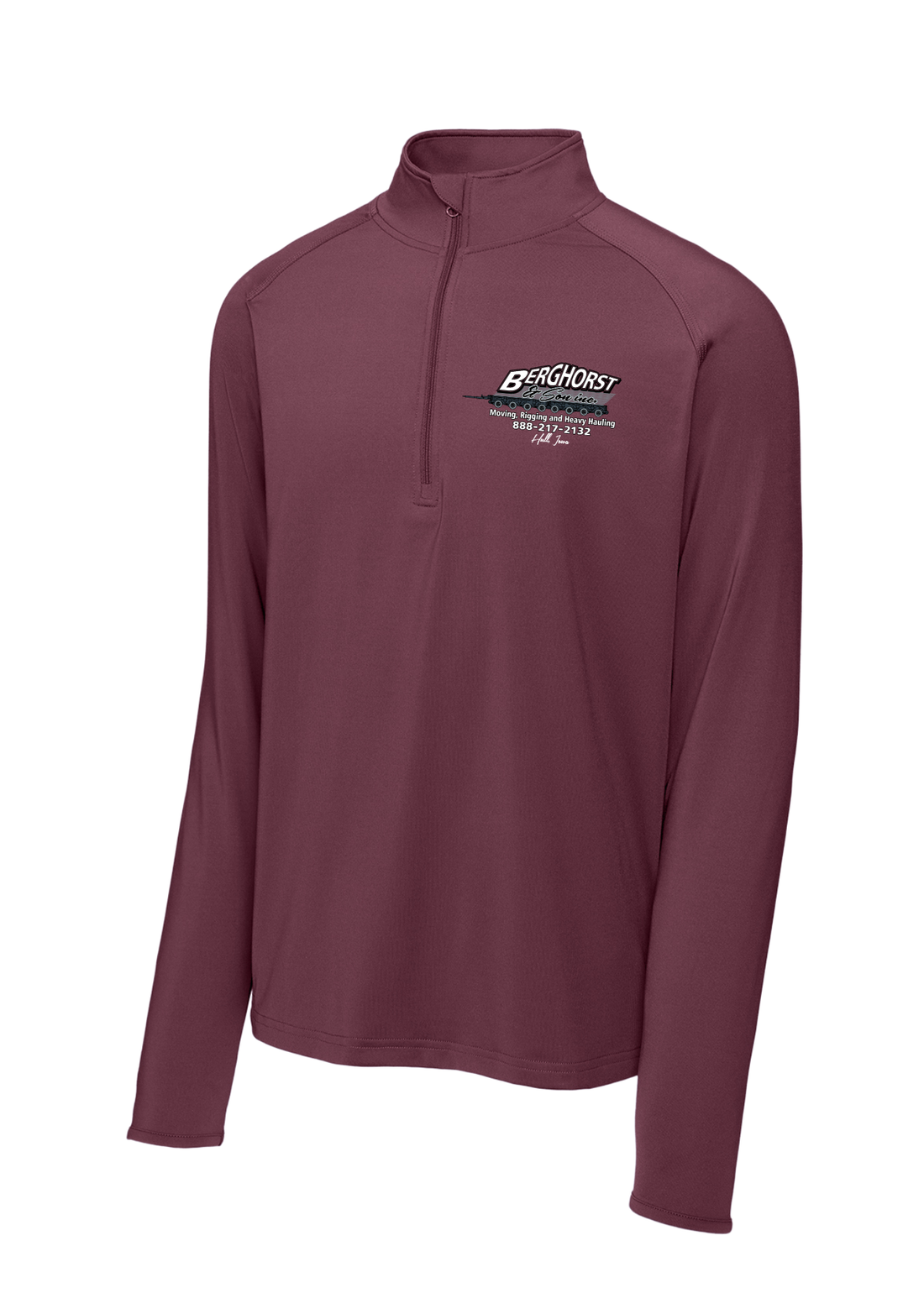 BERGHORST SPORT TEK SPORT WICK 1/4 ZIP PULLOVER | BERG