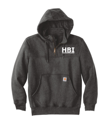 HBI CARHARTT HOODED MOCK NECK 1/4 ZIP (ADULT) | HBI
