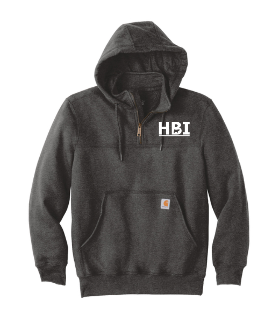 HBI CARHARTT HOODED MOCK NECK 1/4 ZIP (ADULT) | HBI