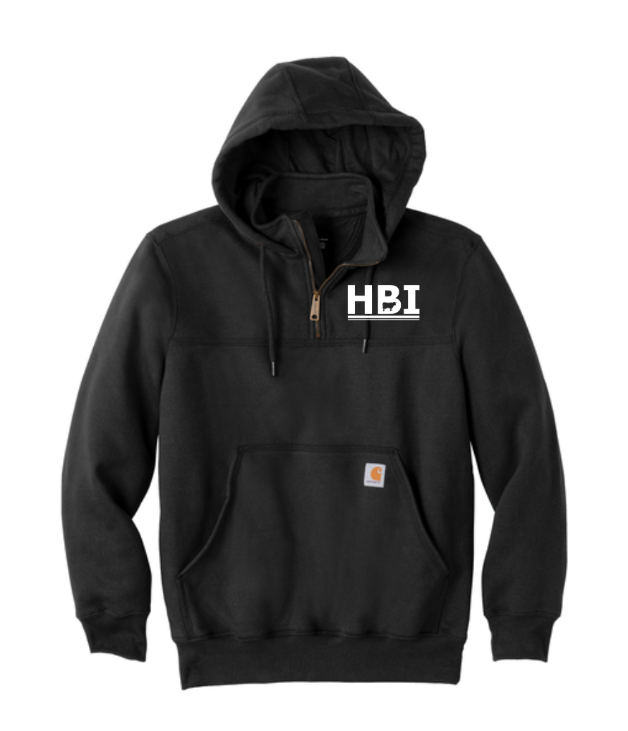 HBI CARHARTT HOODED MOCK NECK 1/4 ZIP (ADULT) | HBI