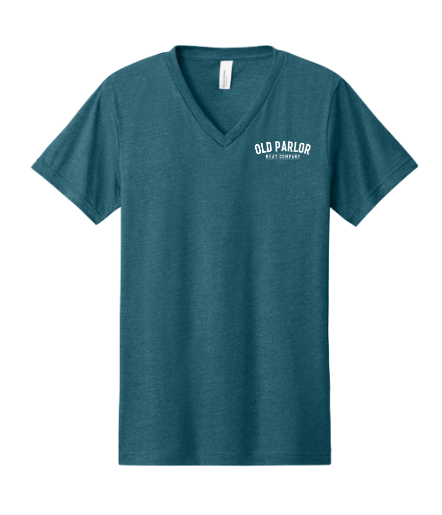 OLD PARLOR BELLA+CANVAS VNECK TEE | OPMC