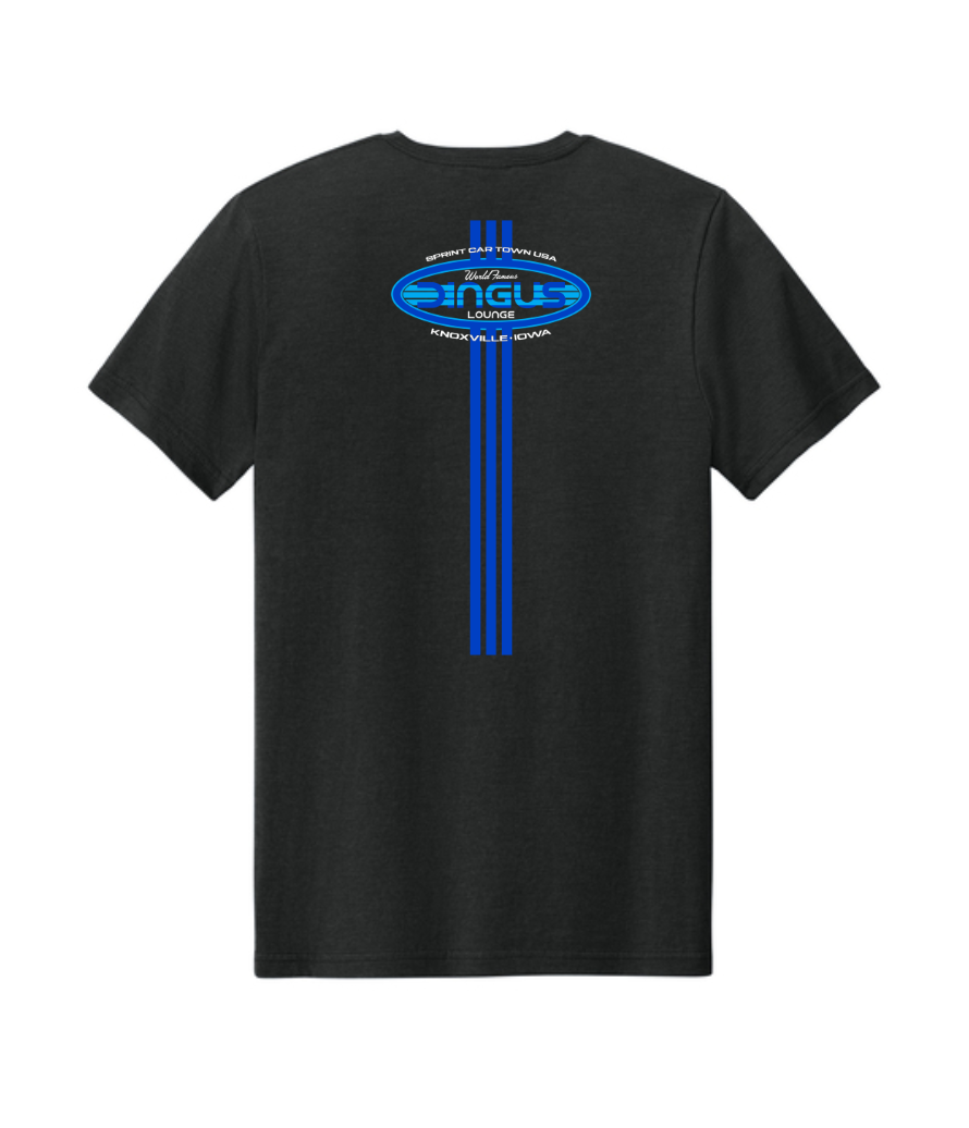 BLUE OVAL NEXT LEVEL SHORT SLEEVE TEE | DINGUS