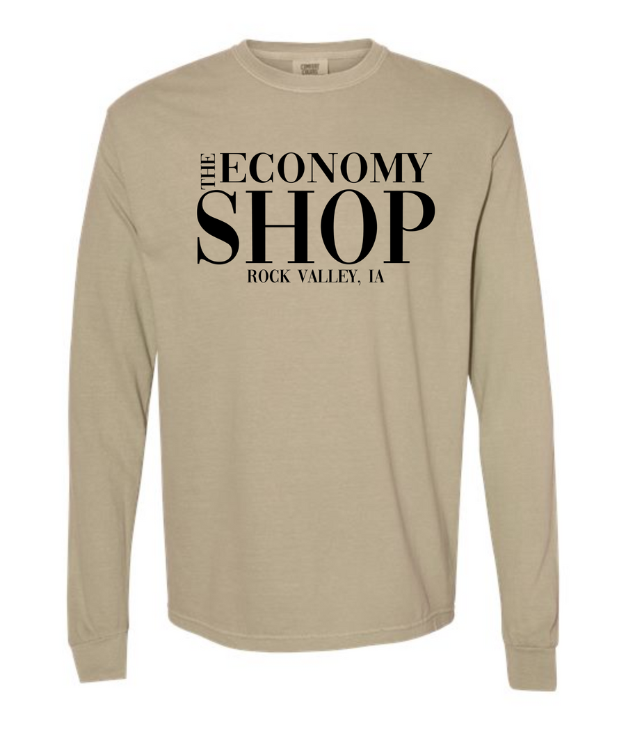 BLOCK ECONOMY SHOP ADULT COMFORT COLORS LONG SLEEVE T-SHIRT | TES