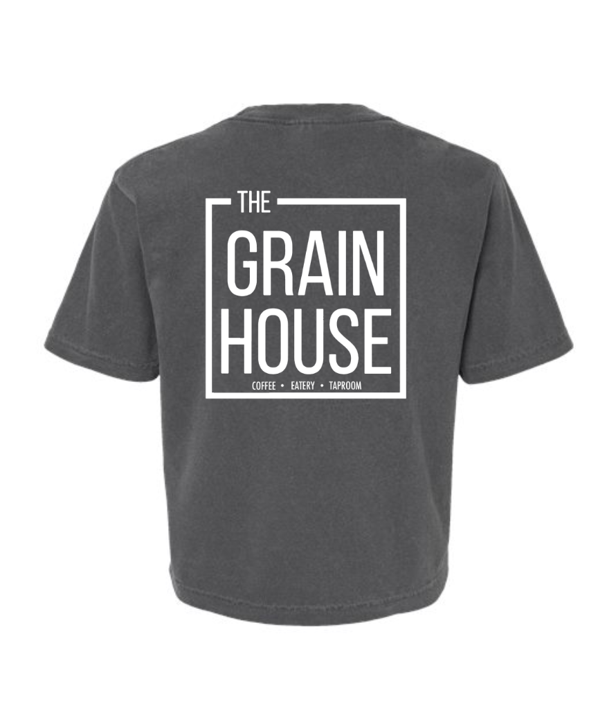 THE GRAIN HOUSE COMFORT COLORS CROP BOXY TEE | GRAIN
