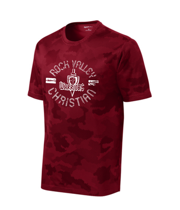 RVCS SHIELD SPORT-TEK CAMOHEX T-SHIRT (YOUTH/ADULT) | RV25
