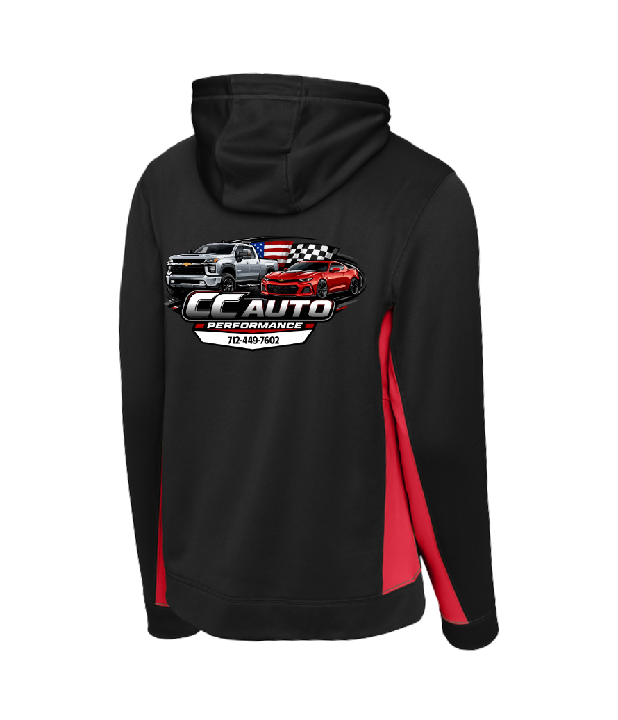 CC AUTO ADULT SPORT-TEK COLORBLOCK HOODIE | CCAUTO