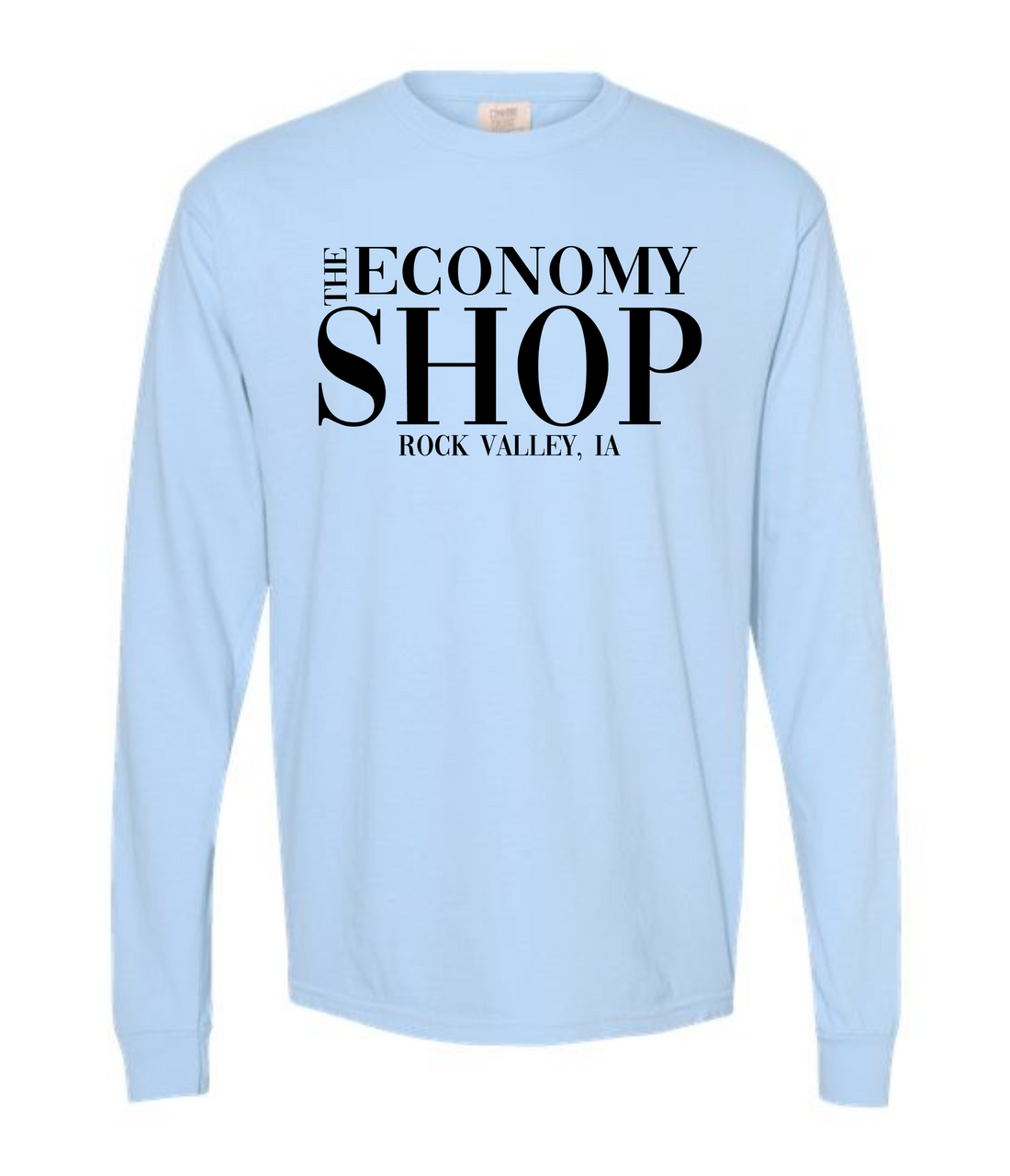 BLOCK ECONOMY SHOP ADULT COMFORT COLORS LONG SLEEVE T-SHIRT | TES