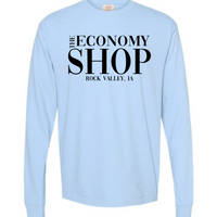 BLOCK ECONOMY SHOP ADULT COMFORT COLORS LONG SLEEVE T-SHIRT | TES