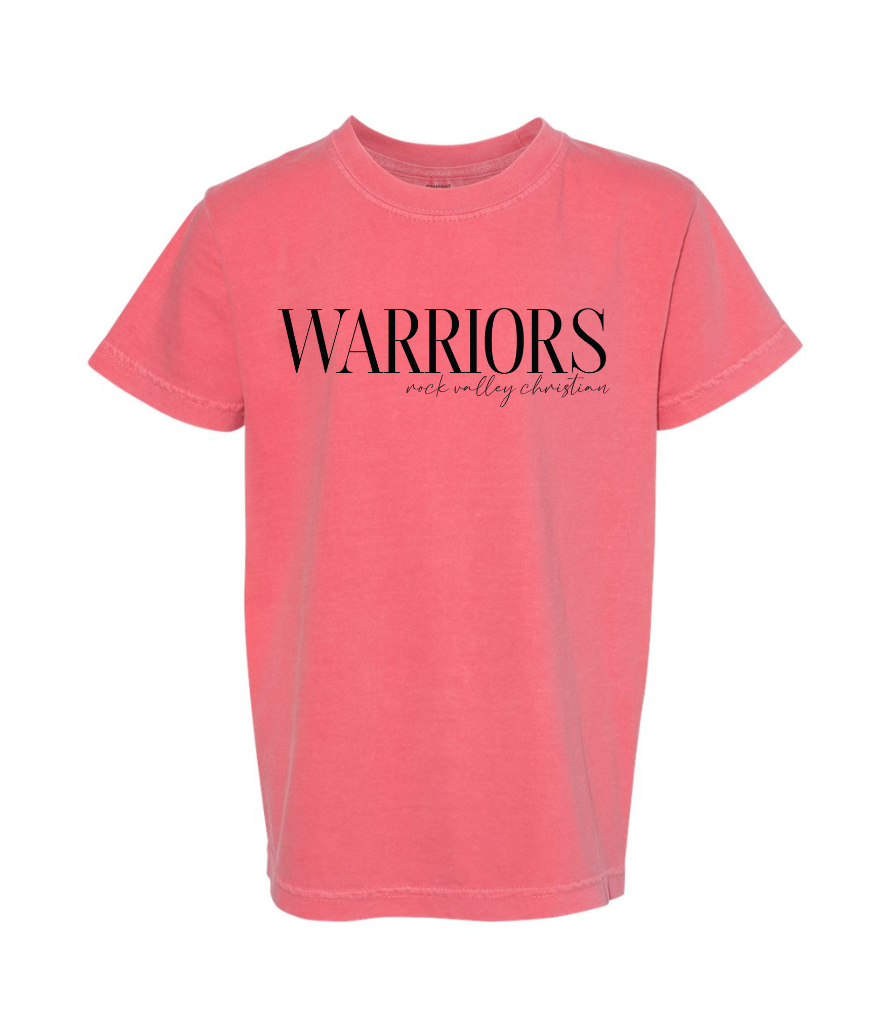 Warriors COMFORT COLORS Short Sleeve (YOUTH) | RV25