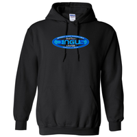 BLUE OVAL GILDAN HEAVY BLEND HOODIE | DINGUS
