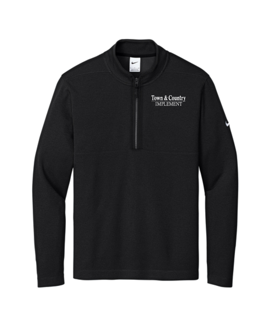 TOWN & COUNTRY NIKE TEXTURED 1/2 ZIP | TCIMP
