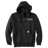 TOWN & COUNTRY CARHARTT HOODED MOCK NECK 1/4 ZIP (ADULT) | TCIMP