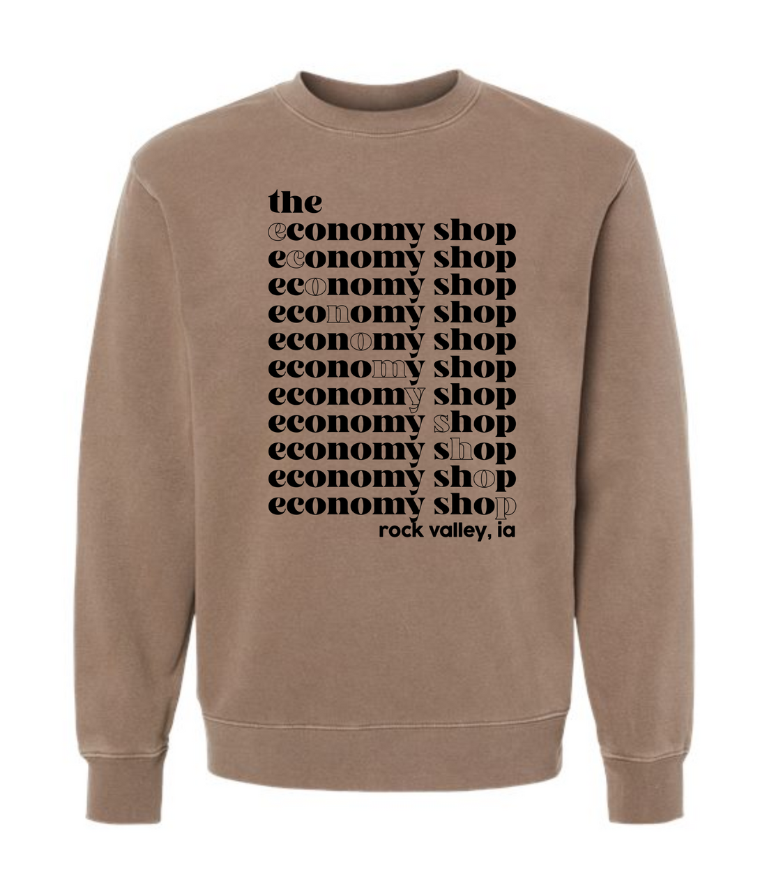 ECONOMY SHOP RV ADULT INDEPENDENT CREWNECK | TES