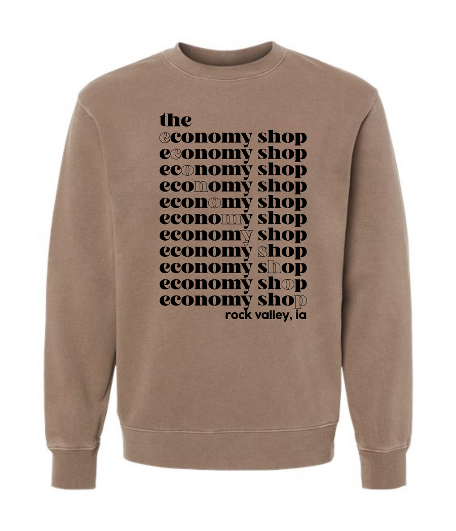 ECONOMY SHOP RV ADULT INDEPENDENT CREWNECK | TES